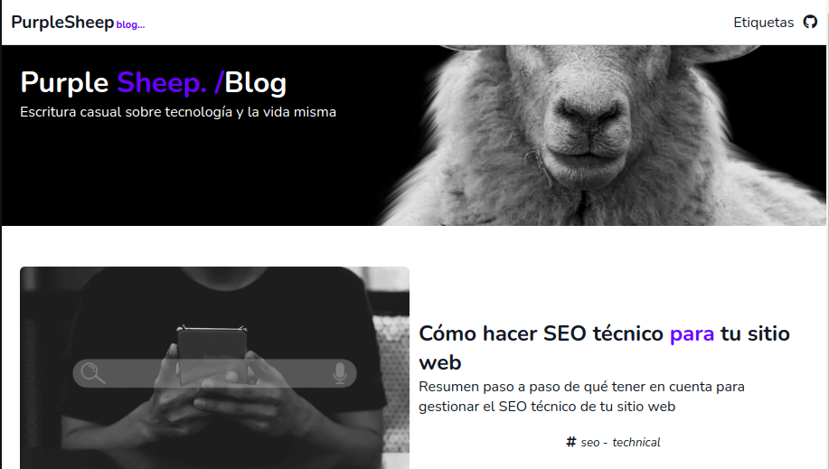 PurpleSheep - Blog