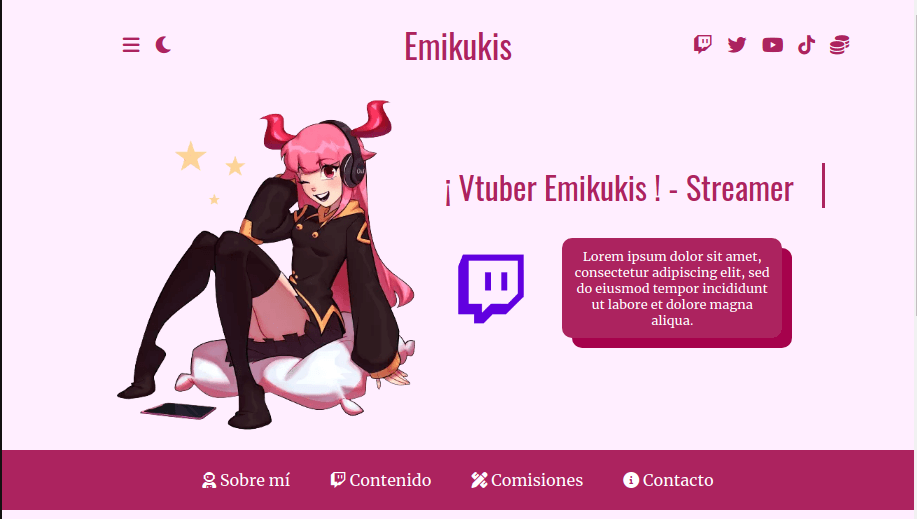 VTuber Emikukis Demo